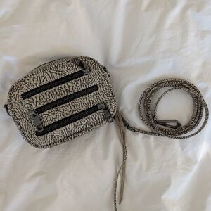 Rebecca Minkoff Crossbody Bag In Black And White Leather